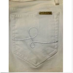 NWT Lilly Pulitzer Worth Flare Jeans Resort White